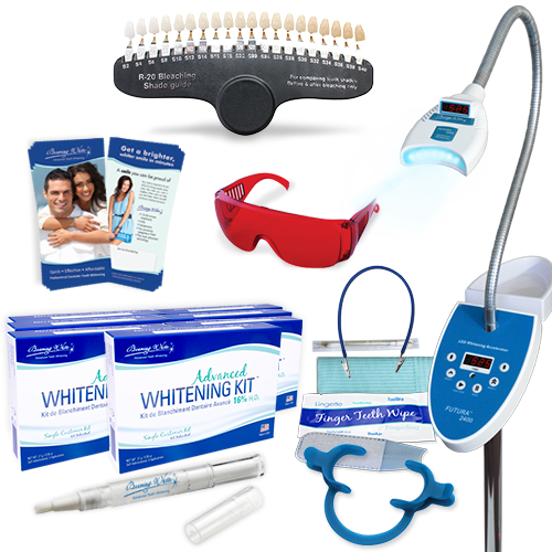 Salon teeth whitening kits