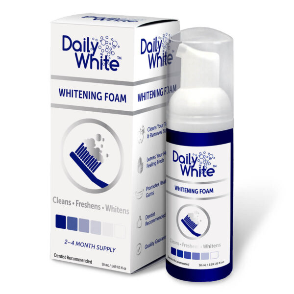 Daily White Teeth Whitening Foam