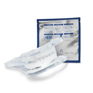 Pre-Loaded Teeth Whitening Tray and Protective Pouch